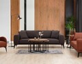 Canapea 3 locuri, Atelier del Sofa, 560ARE1888, Gri