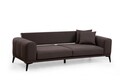 Canapea 3 locuri, Atelier del Sofa, 560ARE1888, Gri