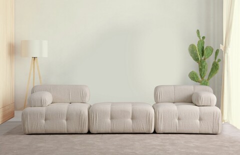 Canapea 3 locuri, Atelier del Sofa, 560ARE1907, Crem