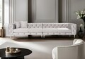 Canapea cu 4 locuri, Atelier del Sofa, 560ARE1913, Gri deschis