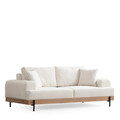 Canapea 3 locuri, Atelier del Sofa, 560ARE2120, Alb