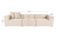 Canapea 3 locuri, Atelier del Sofa, 560ARE2139, Piersică