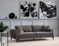 Canapea 3 locuri, Atelier del Sofa, 560ARE2175, Antracit