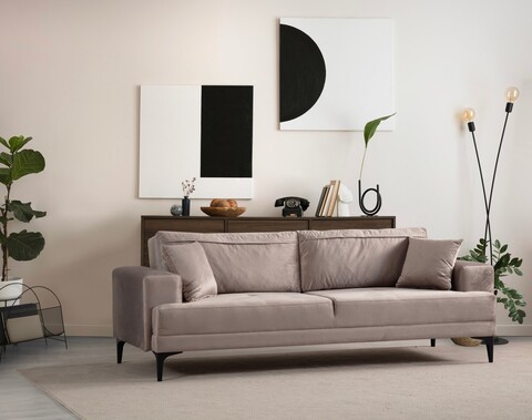 Canapea 3 locuri, Atelier del Sofa, 560ARE2176, Bej