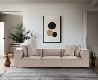 270x65x95 cm, Bej nisip
