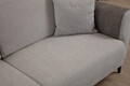 Canapea extensibila 3 locuri, Atelier del Sofa, 560ARE2229, Gri