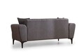 Canapea 2 locuri, Atelier del Sofa, 560ARE2238, Gri inchis