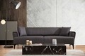 Canapea extensibila 3 locuri, Atelier del Sofa, 560ARE2241, Gri inchis