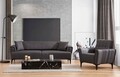 Canapea extensibila 3 locuri, Atelier del Sofa, 560ARE2241, Gri inchis