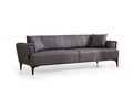 Canapea extensibila 3 locuri, Atelier del Sofa, 560ARE2241, Gri inchis