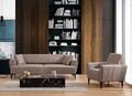 Canapea extensibila 3 locuri, Atelier del Sofa, 560ARE2242, Maro deschis