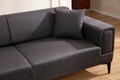 Canapea extensibila 3 locuri, Atelier del Sofa, 560ARE2260, Gri inchis