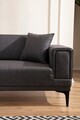 Canapea extensibila 3 locuri, Atelier del Sofa, 560ARE2260, Gri inchis