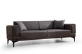 Canapea extensibila 3 locuri, Atelier del Sofa, 560ARE2260, Gri inchis