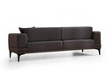 Canapea extensibila 3 locuri, Atelier del Sofa, 560ARE2260, Gri inchis