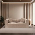 Canapea 2 locuri, Atelier del Sofa, 560ARE2311, Cappuccino