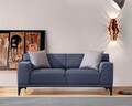 Canapea 2 locuri, Atelier del Sofa, 560ARE2339, Albastru