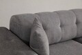 Canapea extensibila 3 locuri, Atelier del Sofa, 560ARE2359, Gri deschis