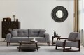 Canapea extensibila 3 locuri, Atelier del Sofa, 560ARE2362, Gri deschis