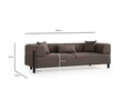 Canapea 3 locuri, Atelier del Sofa, 560ARE2367, Maro