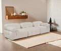 Canapea 3 locuri, Atelier del Sofa, 560ARE2481, Alb