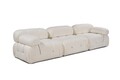 Canapea 3 locuri, Atelier del Sofa, 560ARE2481, Alb