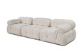 Canapea 3 locuri, Atelier del Sofa, 560ARE2481, Alb