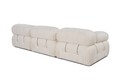 Canapea 3 locuri, Atelier del Sofa, 560ARE2481, Alb