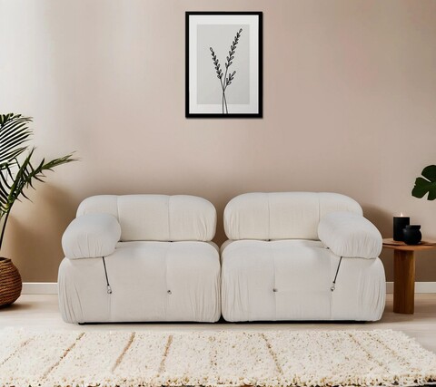Canapea 2 locuri, Atelier del Sofa, 560ARE2809, Crem