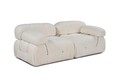 Canapea 2 locuri, Atelier del Sofa, 560ARE2809, Crem