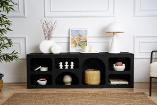 160x51x40 cm, Negru