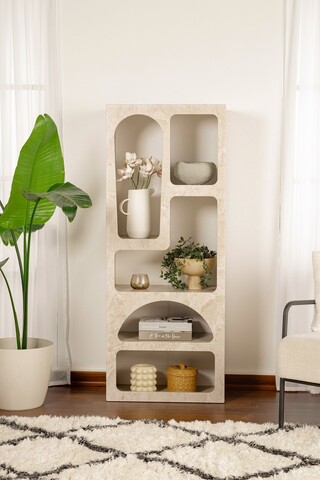 Corp biblioteca, Nordure, Venüs, 60x150x32 cm, Travertin Marmură / Gresie