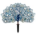 Obiect decorativ de grădină, Peacock v2, 60x38 cm, Multicolor