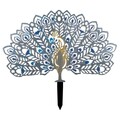 Obiect decorativ de grădină, Peacock v3, 60x38 cm, Multicolor