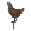 Obiect decorativ de grădină, Chicken -A 01, 64x42 cm, Multicolor