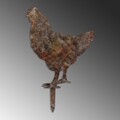 Obiect decorativ de grădină, Chicken -A 01, 64x42 cm, Multicolor