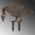 Obiect decorativ de grădină, Goose -A 02, 44x50 cm, Multicolor