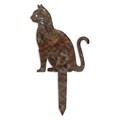 Obiect decorativ de grădină, Cat -A 02, 38x20 cm, Multicolor
