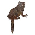 Obiect decorativ de grădină, Frog -A 01, 34x22 cm, Multicolor