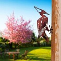 Obiect decorativ de grădină, Bird on the branch 30, 40x22 cm, Multicolor