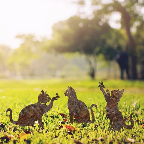 Obiect decorativ de grădină, Fam 13, Maro antichizat