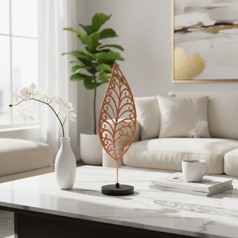 Decoratiune, Dm-002-A, 49x15x13 cm, Cupru/Negru