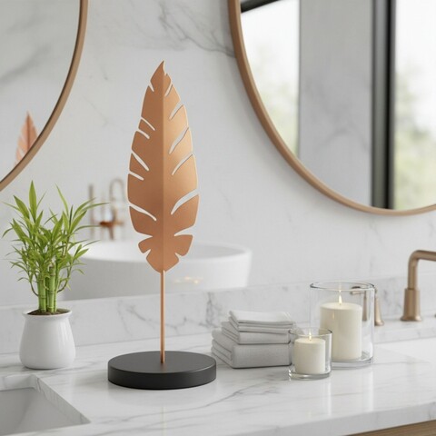 Decoratiune, Dm-003-A, 51x13x13 cm, Cupru/Negru