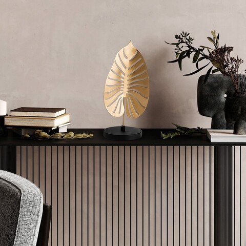Decoratiune, Dm-007, 32x16x13 cm, Aur/Negru