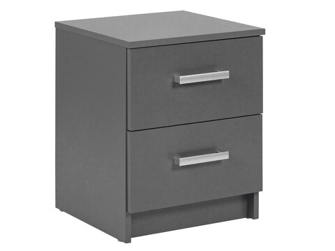 Comoda Elenzio 2, Inter Link, 41.2x40x50.8 cm, PAL, gri