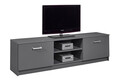Comoda TV Elenzio TV, Inter Link, 180x40x50.8 cm, PAL, gri