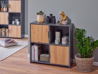 77x30x77 cm, Antracit;Stejar