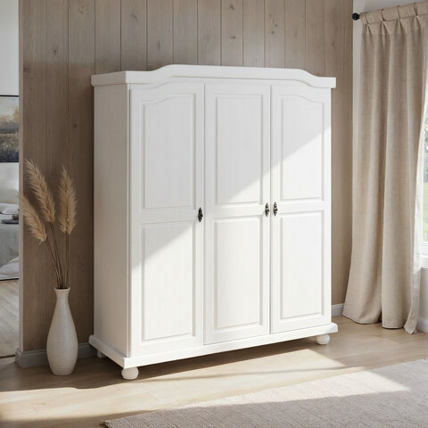 Dulap Bastian, Inter Link, 150x56x180 cm, lemn, alb