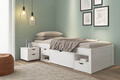 Pat multifunctional pentru camera copilului, 90x200 cm, Till, Inter Link, lemn, alb