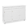 Comoda Livio, Inter Link, 130x43x86 cm, lemn, alb